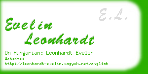 evelin leonhardt business card